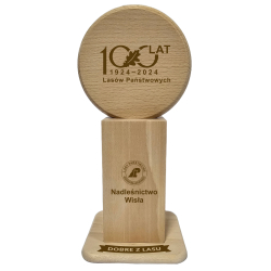 Statuetka informacyjna z grawerem